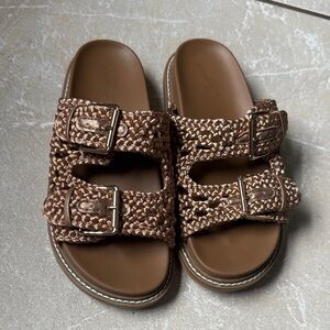 Universal Thread Brown Woven Sandals